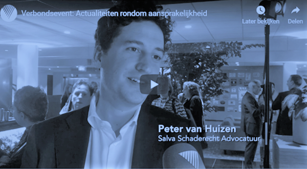 foto van Peter van Huizen bij Verbond van verzekeraars over de nieuwe opzetclausule