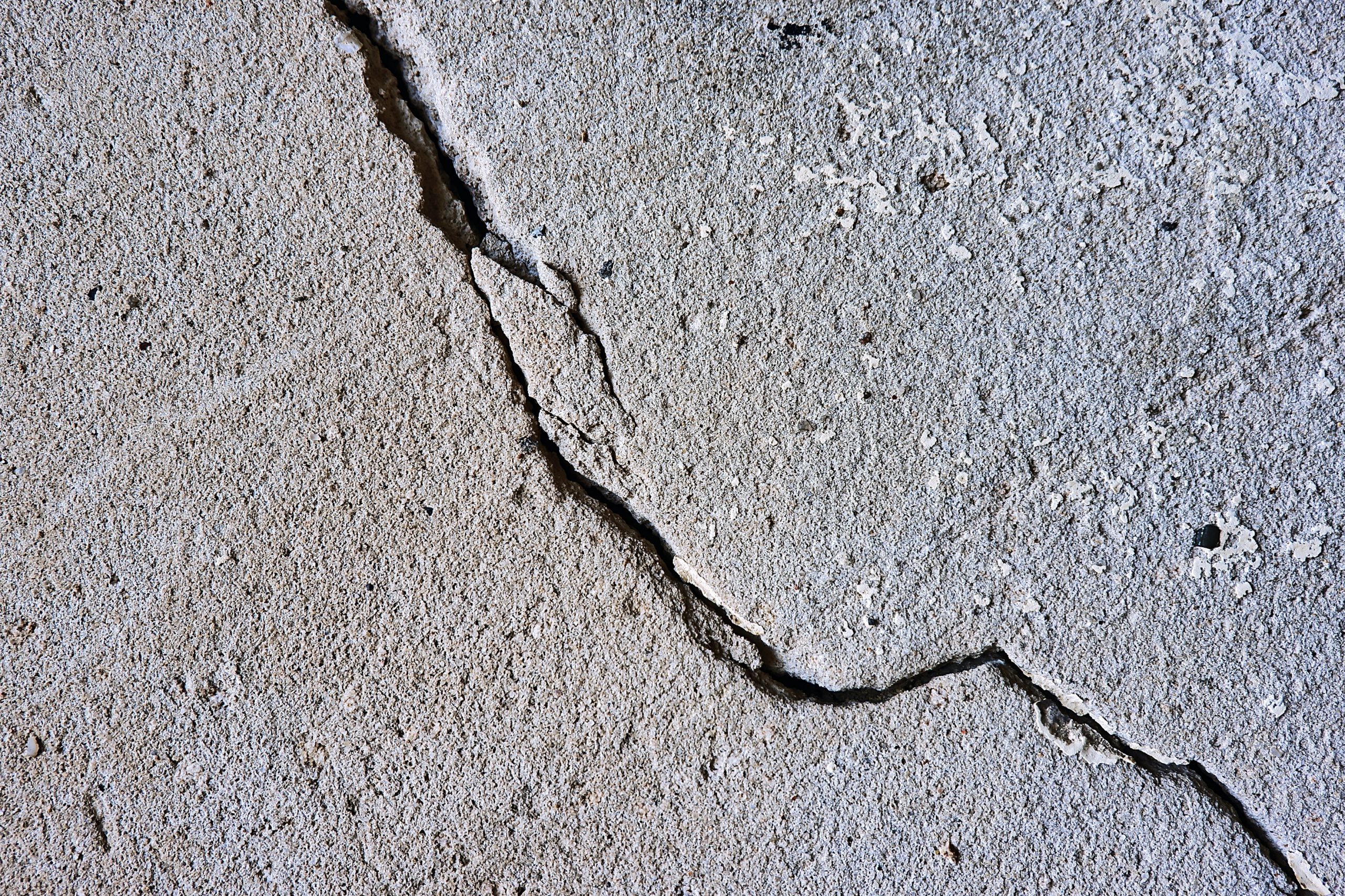 scheur in beton