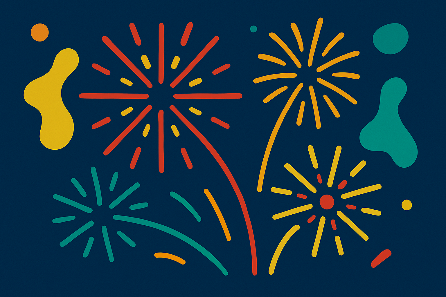 Afbeelding van vuurwerk bij blog over letselschade door vuurwerk