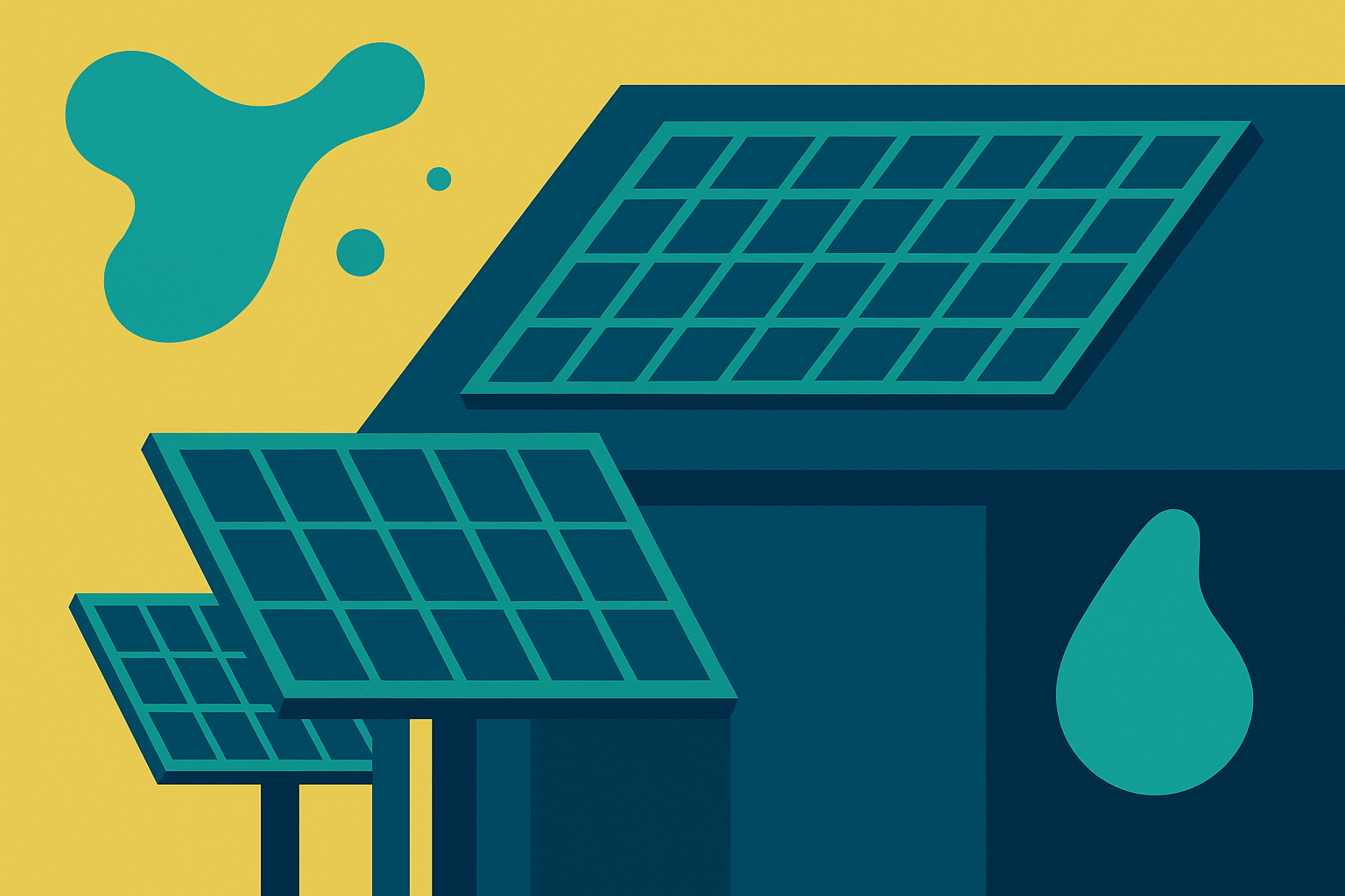 Afbeelding van zonnepanelen bij blog over schade en aansprakelijkheid bij zonnepanelen
