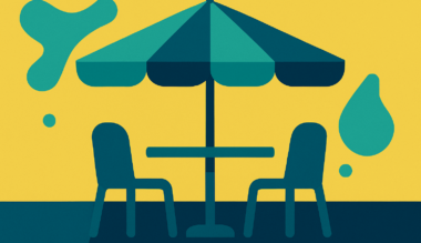 Afbeelding van parasol bij blog over aansprakelijkheid voor letsel door parasol