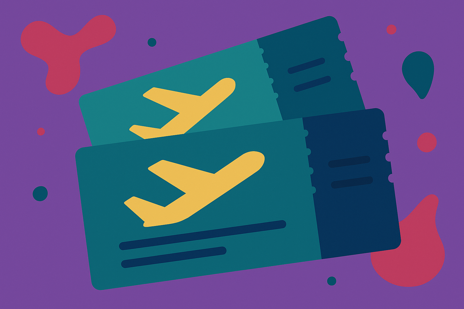 Afbeelding van vliegtickets bij blog over schadevergoeding voor kosten zonder nut