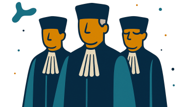 Afbeelding van rechters bij blog over fraude en letselschade