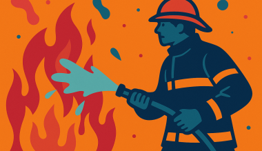 afbeelding van brandweerman bij blog over verzekeringsrecht en brand