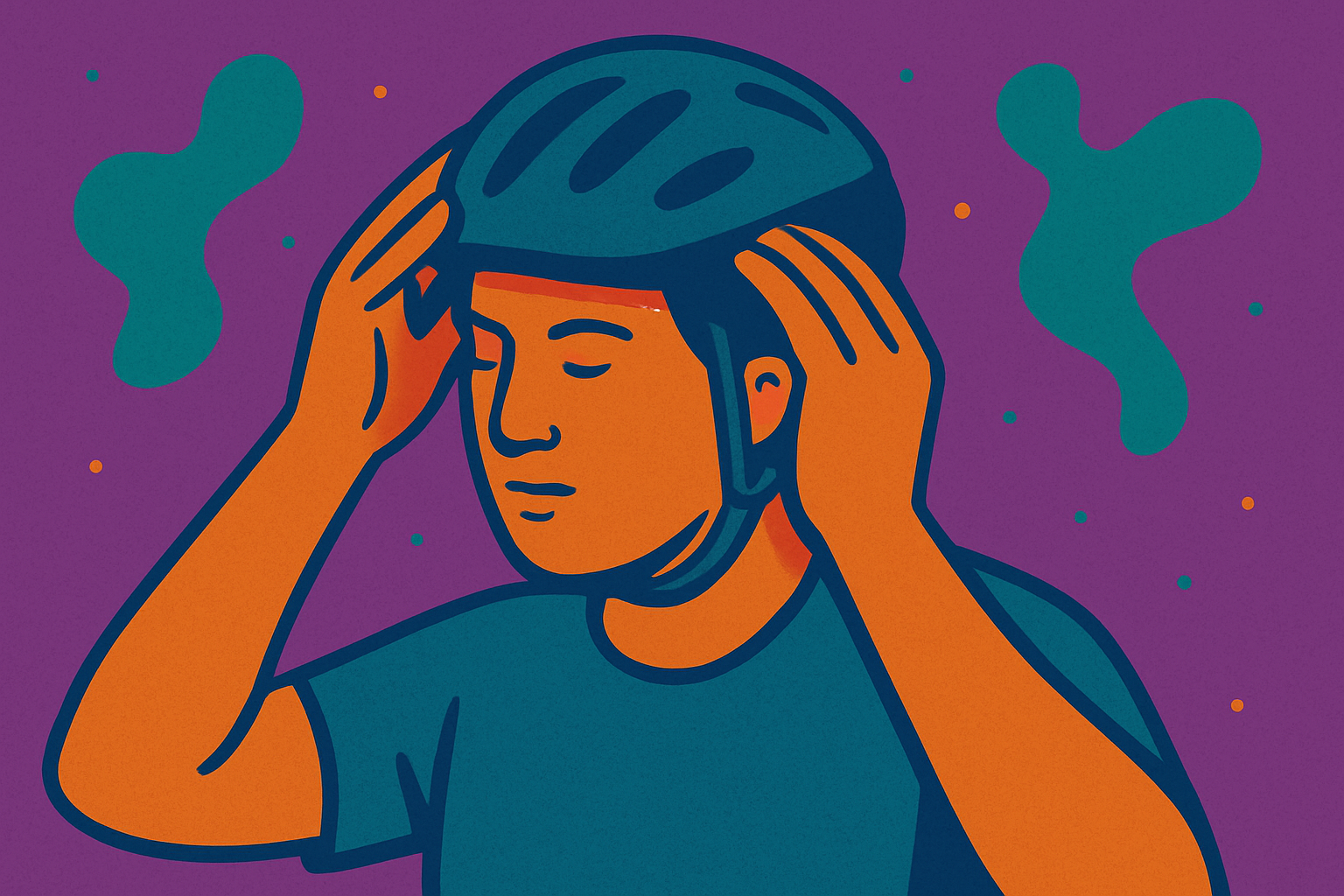 afbeelding van fietshelm bij blog over campagne voor fietshelmen tegen letselschade