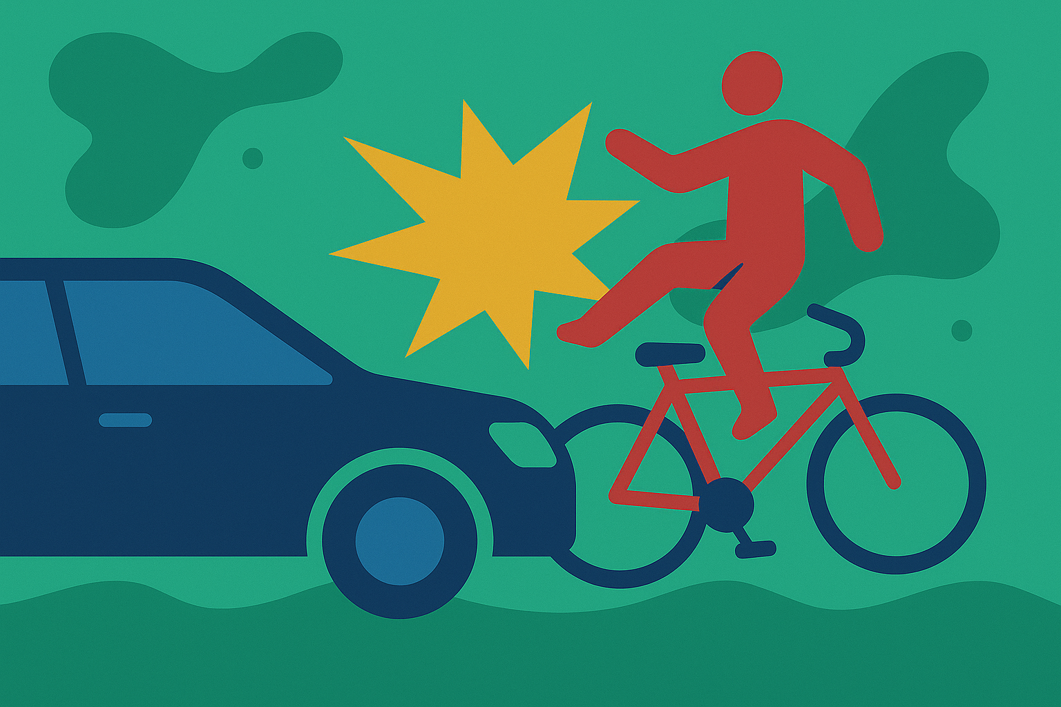 Afbeelding verkeersongeval bij blog over rapport forse toename verkeersslachtoffers en letselschade